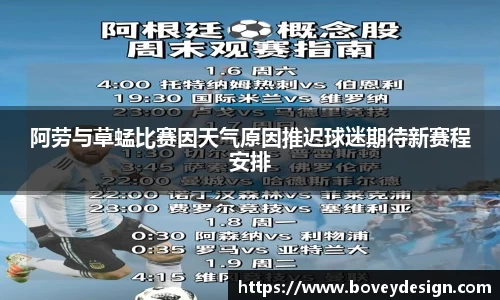 阿劳与草蜢比赛因天气原因推迟球迷期待新赛程安排